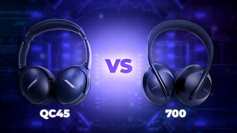 Bose QuietComfort 45 vs Bose Noise Cancelling Headphones 700: Specs Comparison